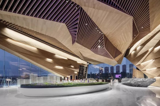 主展厅室内空间，k8凯发构筑设计